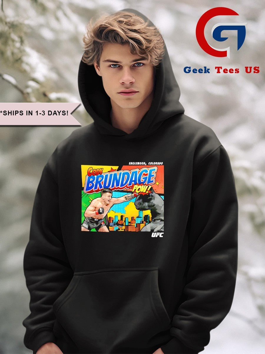 Cody Brundage Pow UFC shirt