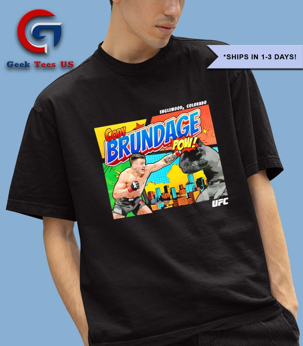 Cody Brundage Pow UFC shirt