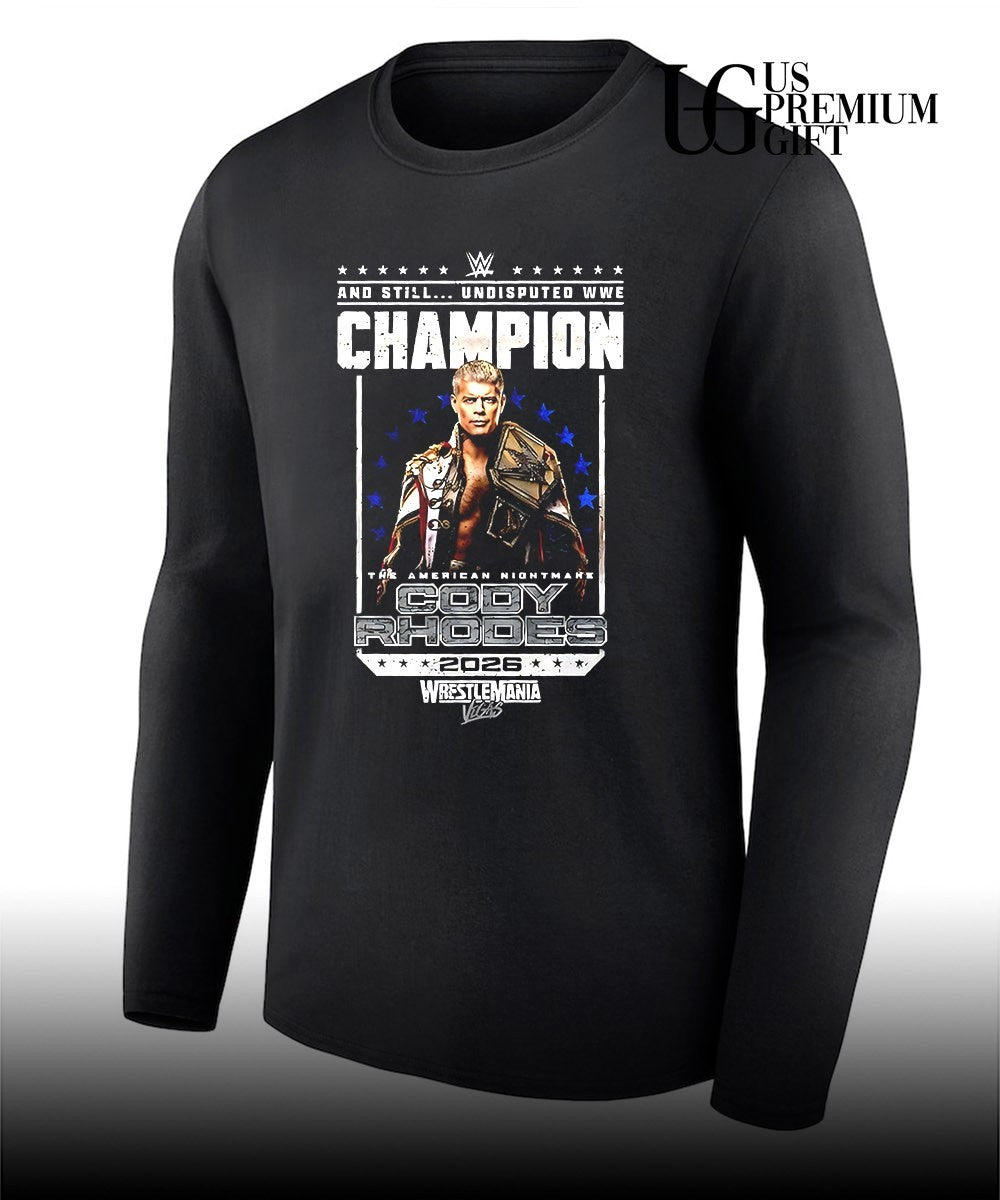 Cody Rhodes WrestleMania 42 Winner 2026 shirt