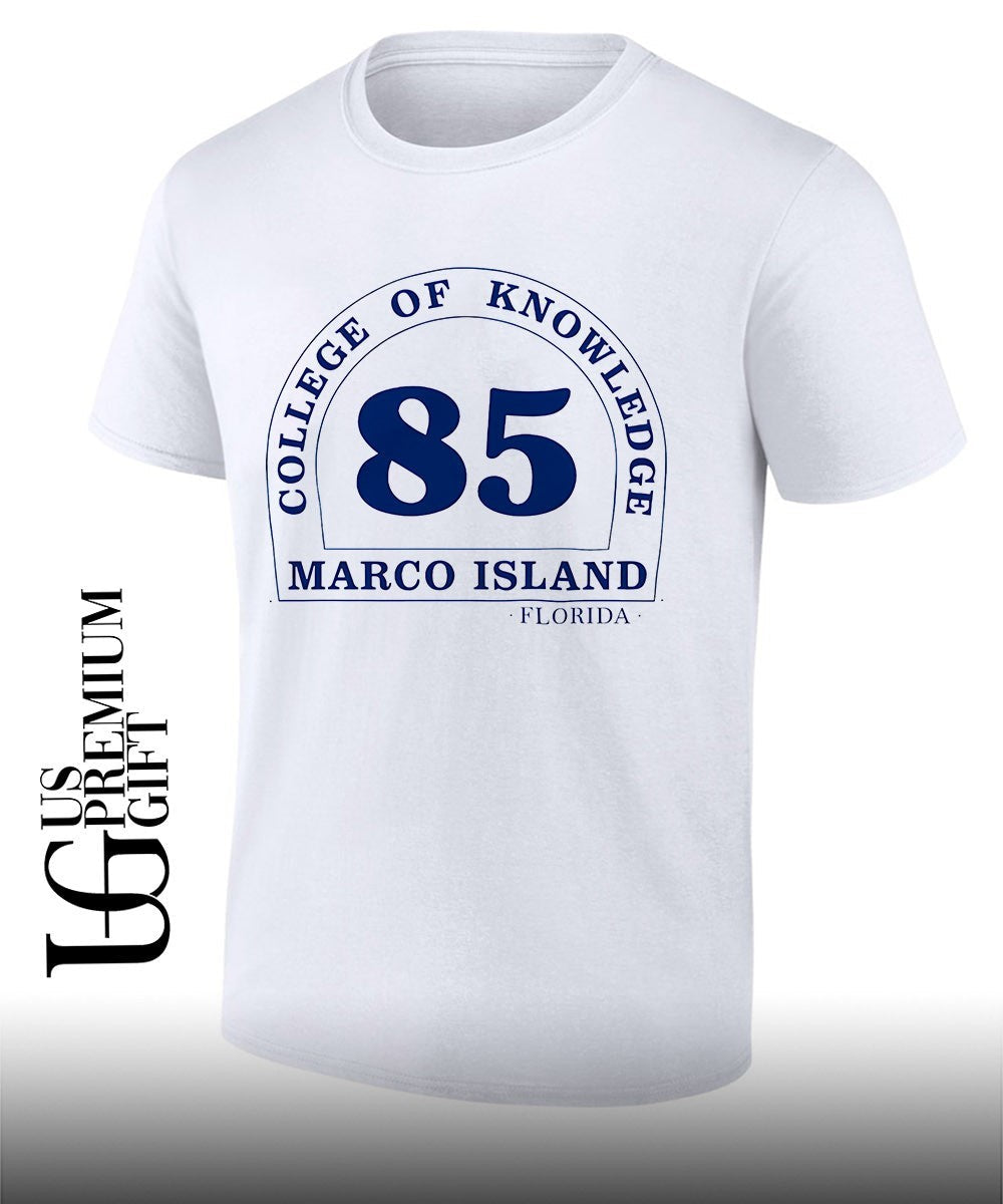 College of Knowledge 85 Marco Island Florida shirt