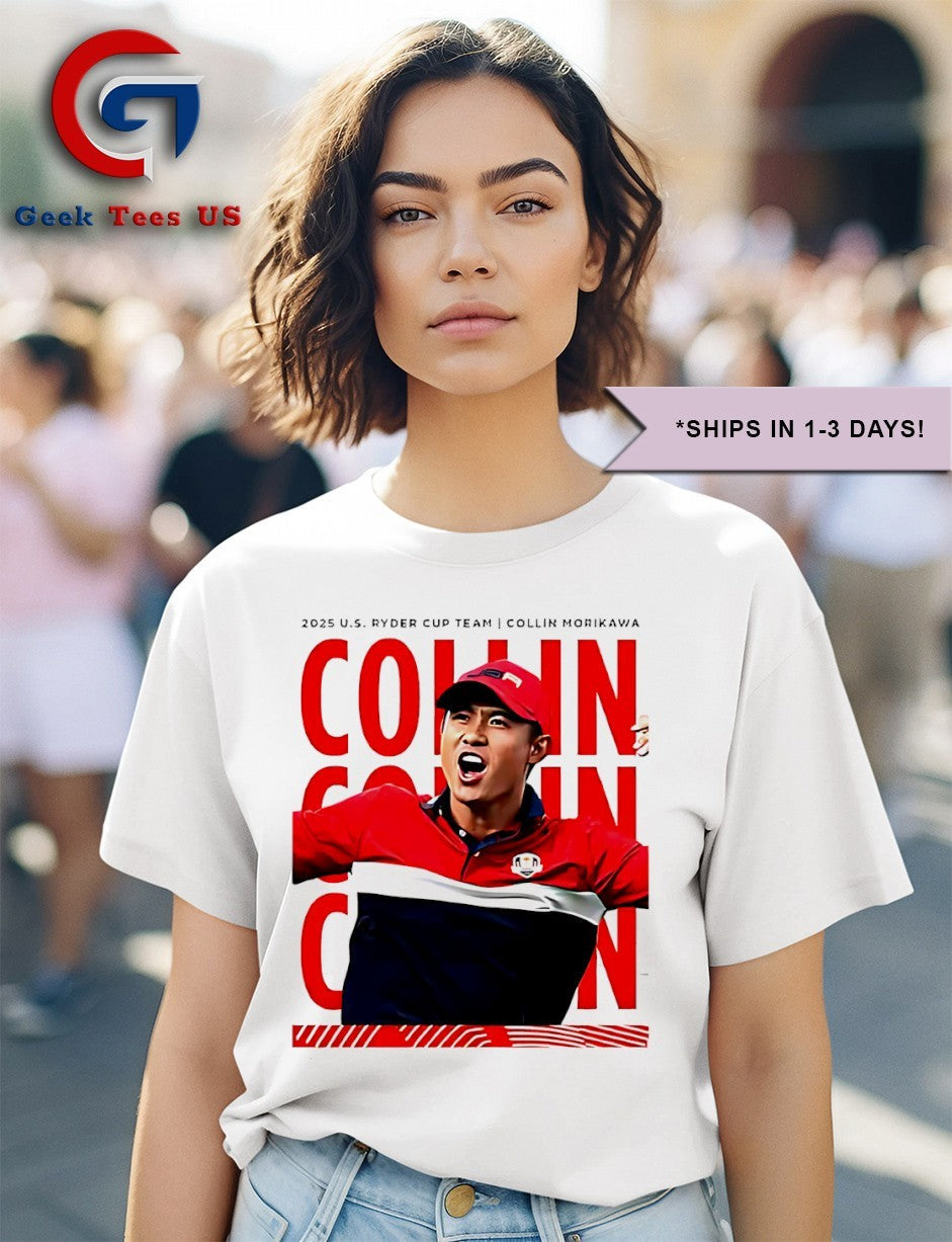 Collin Morikawa Ryder Cup USA 2025 Team shirt