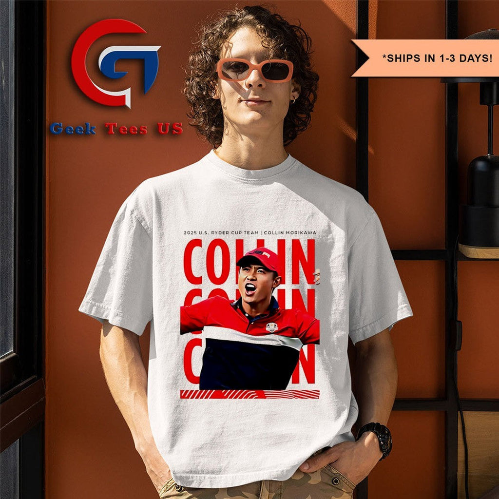 Collin Morikawa Ryder Cup USA 2025 Team shirt