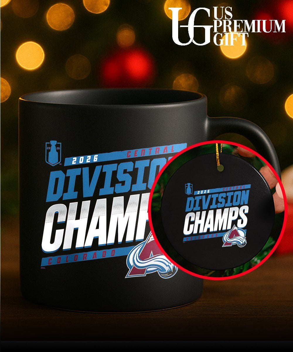 Colorado Avalanche NHL 2026 Central Division Champions shirt