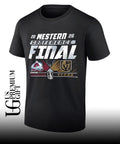 Colorado Avalanche vs Vegas Golden Knights NHL Western Conference Finals 2026 Matchup logo shirt