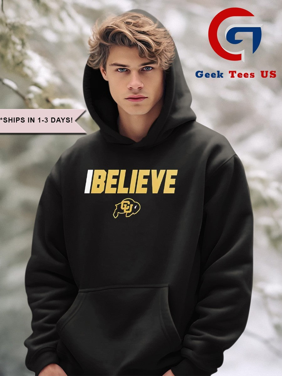 Colorado Buffaloes I Believe logo shirt
