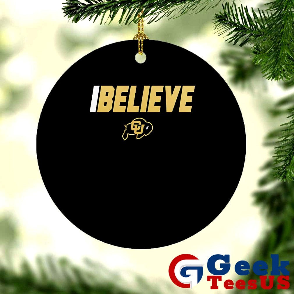 Colorado Buffaloes I Believe logo shirt