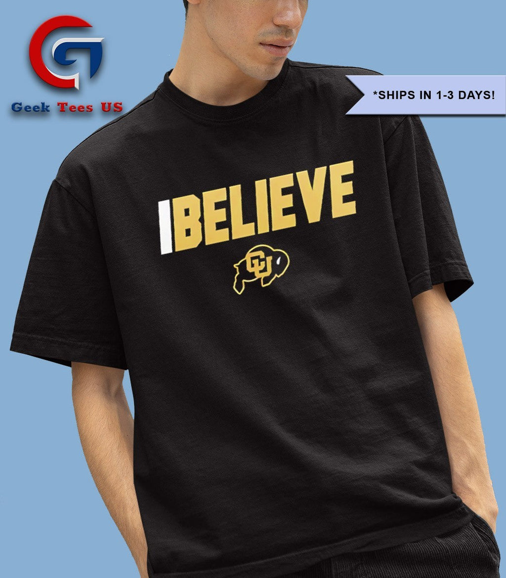 Colorado Buffaloes I Believe logo shirt