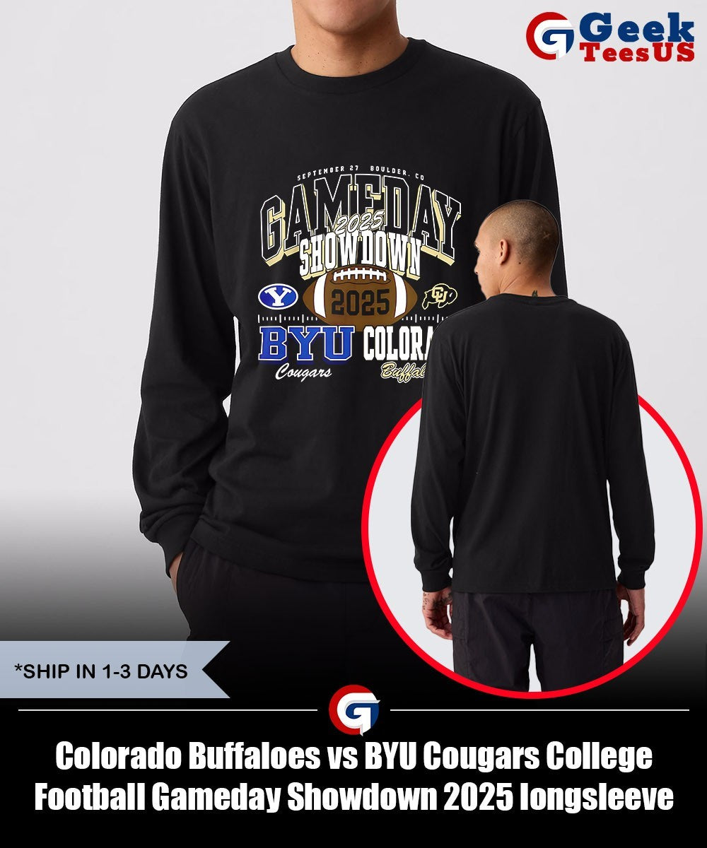Colorado Buffaloes vs BYU Cougars College Football Gameday Showdown 2025 shirt