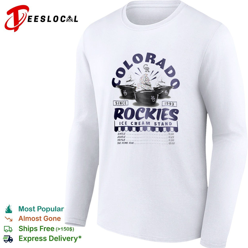 Colorado Rockies Since 1993 Ice Cream Stand shirt
