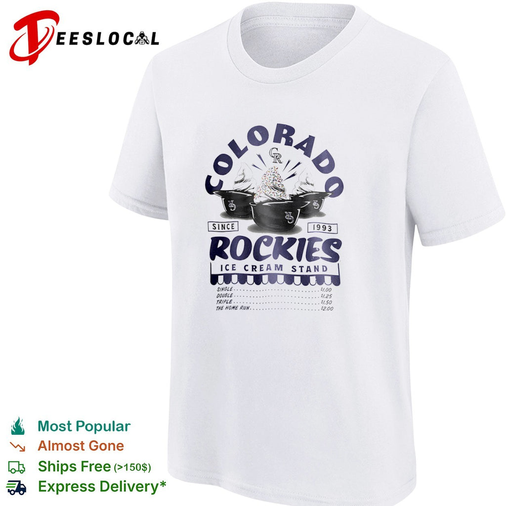 Colorado Rockies Since 1993 Ice Cream Stand shirt