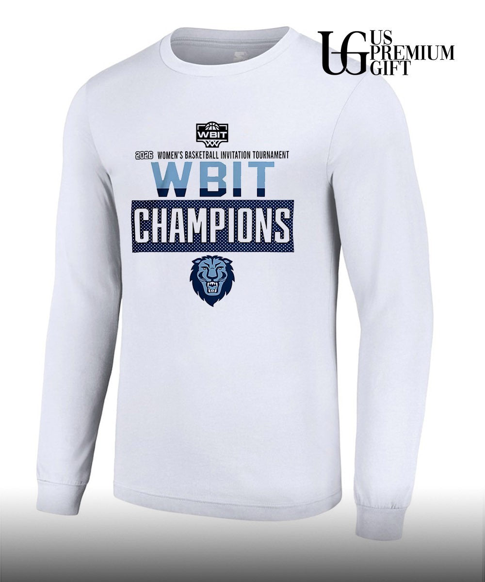 Columbia Lions Women’s Basketball WBIT 2026 Champions shirt