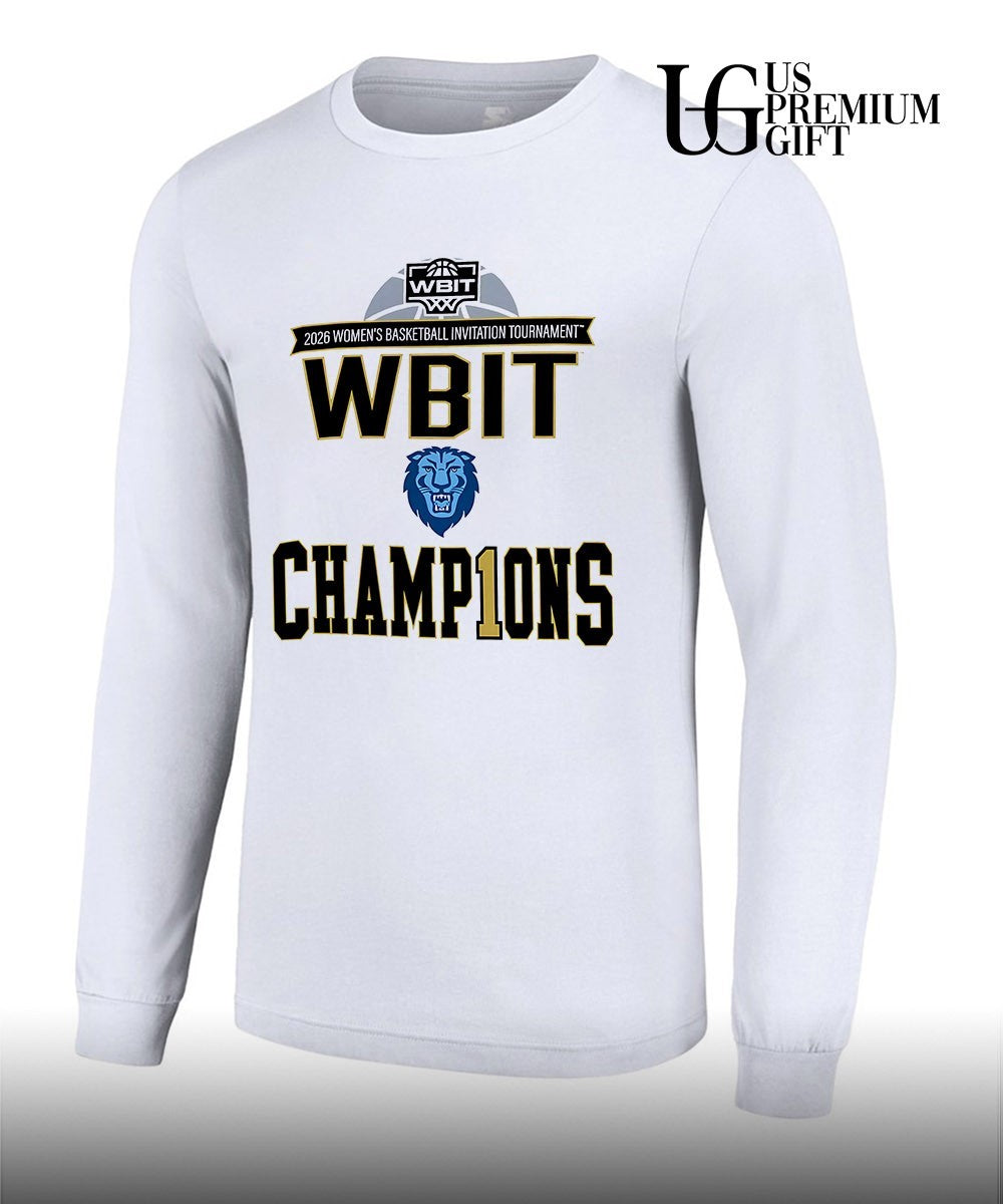 Columbia Lions Women’s basketball DI Invitation Tournament WBIT Champions shirt