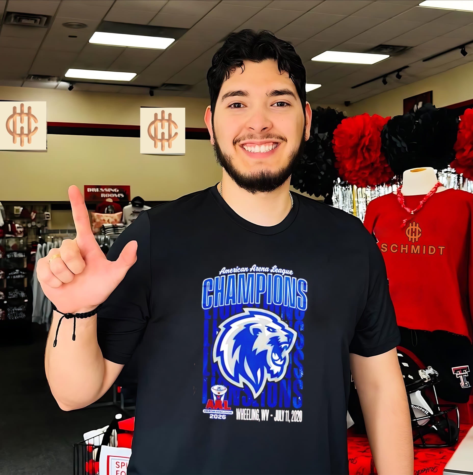 Columbus Lions 2026 AAL Champions graphic shirt