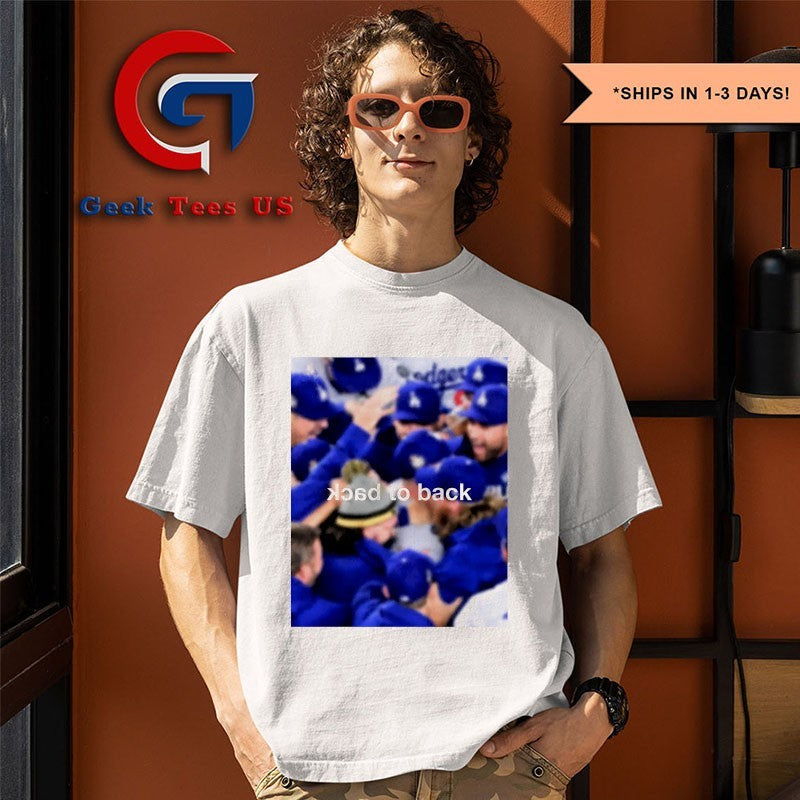 Complex sports LA Dodgers are back to back World Series Champions 2025 photo shirt