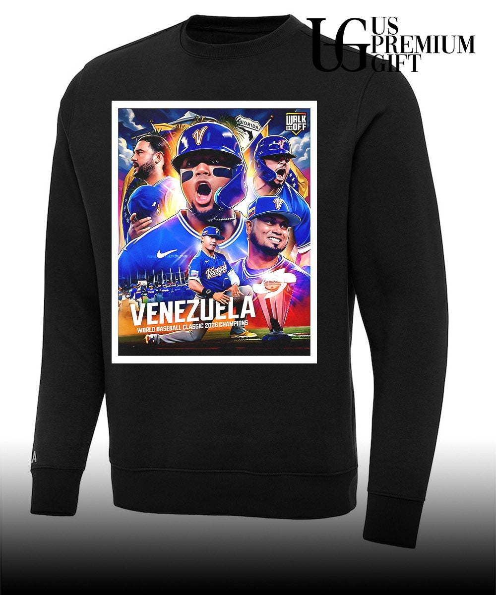 Congrats Venezuela Team World Baseball Classic 2026 Champions First Time Ever shirt