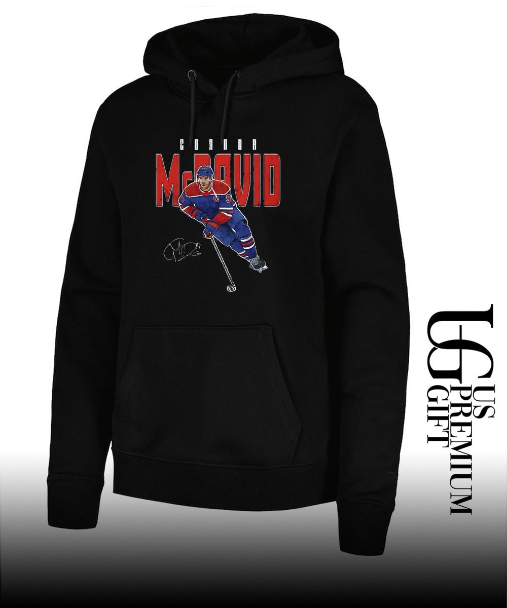 Connor McDavid player Edmonton Oilers NHL signature shirt