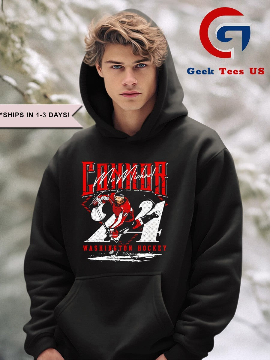 Connor McMichael Washington Capitals Hockey signature shirt