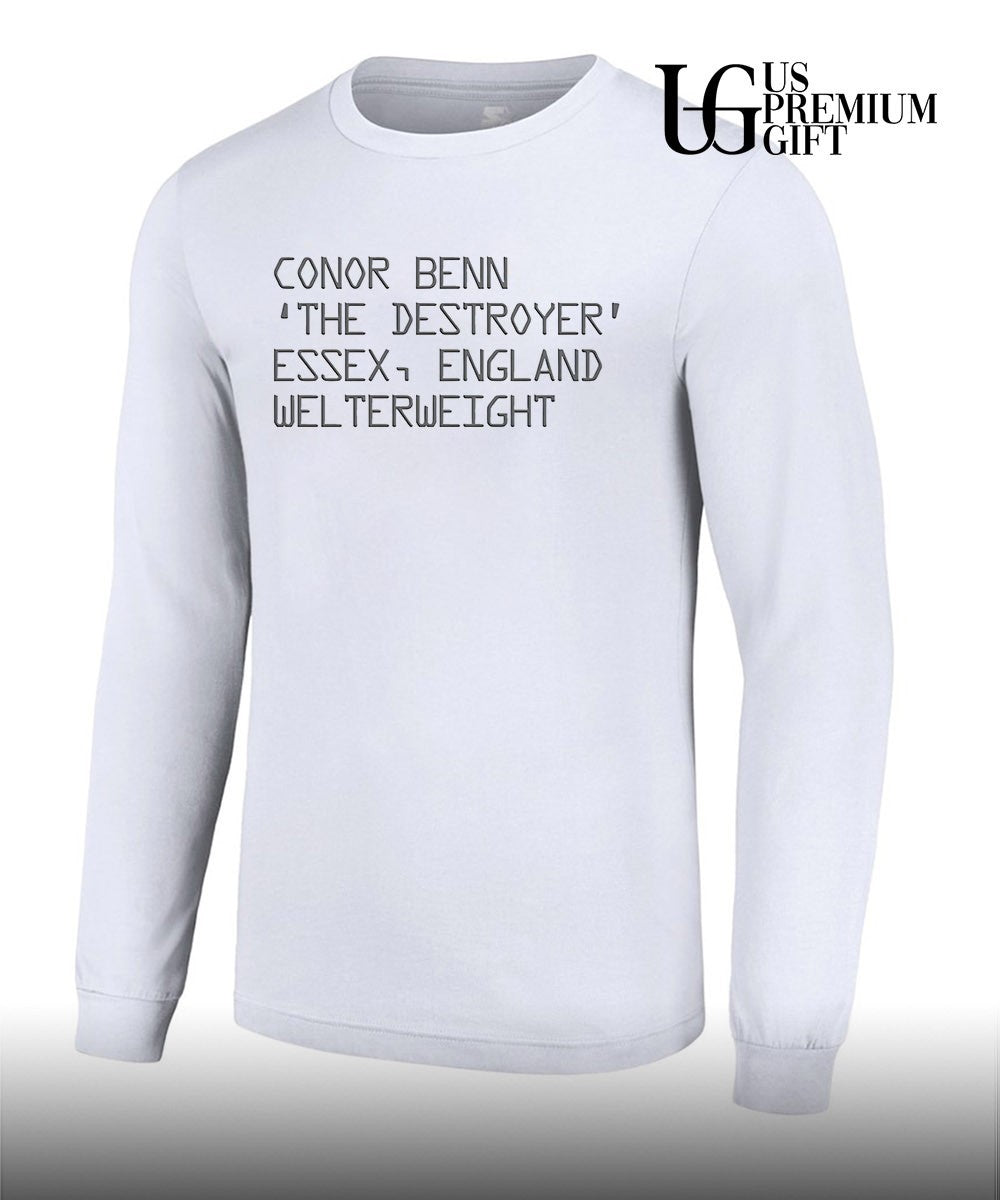 Conor Benn the destroyer essex England Welterweight shirt