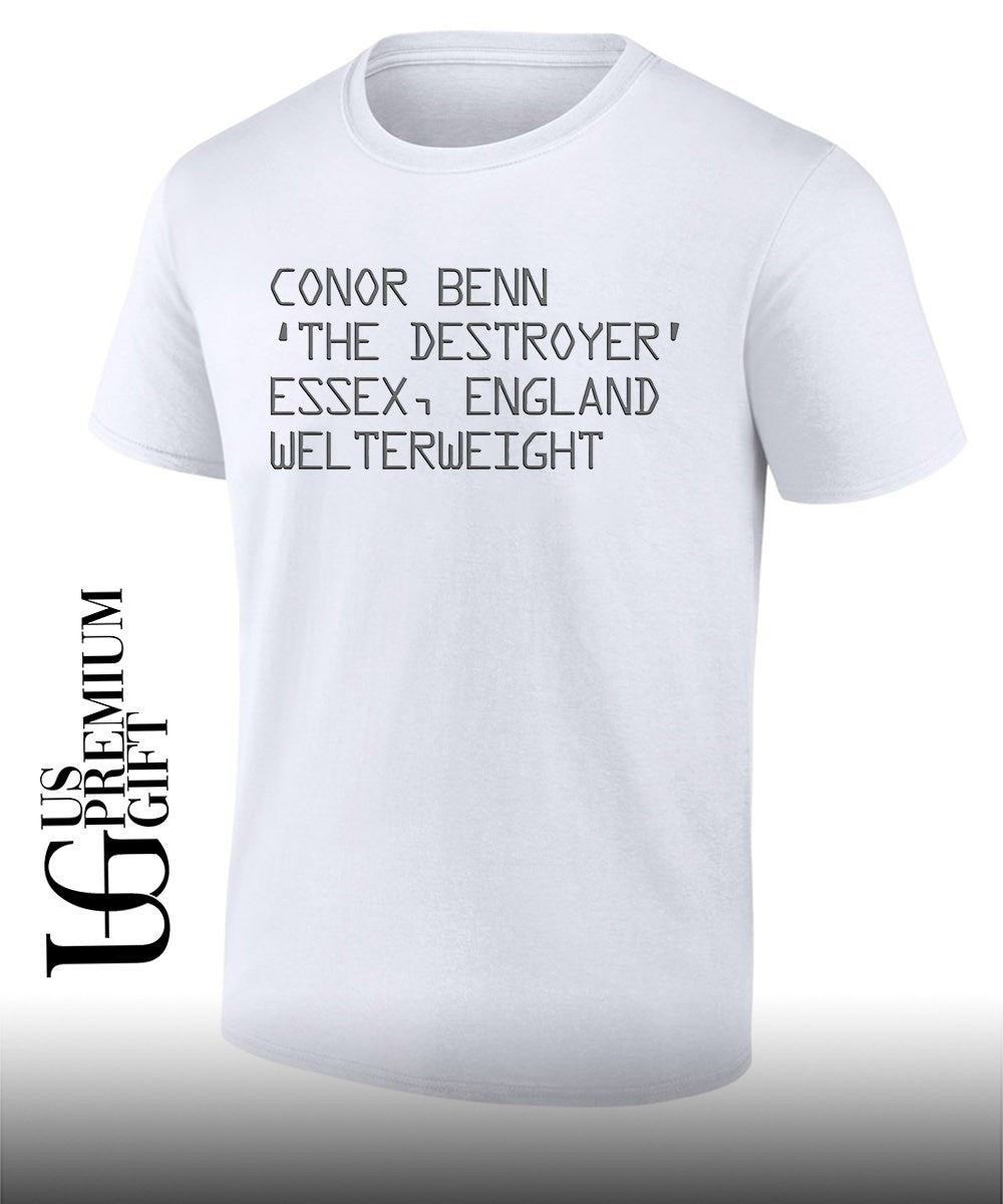 Conor Benn the destroyer essex England Welterweight shirt