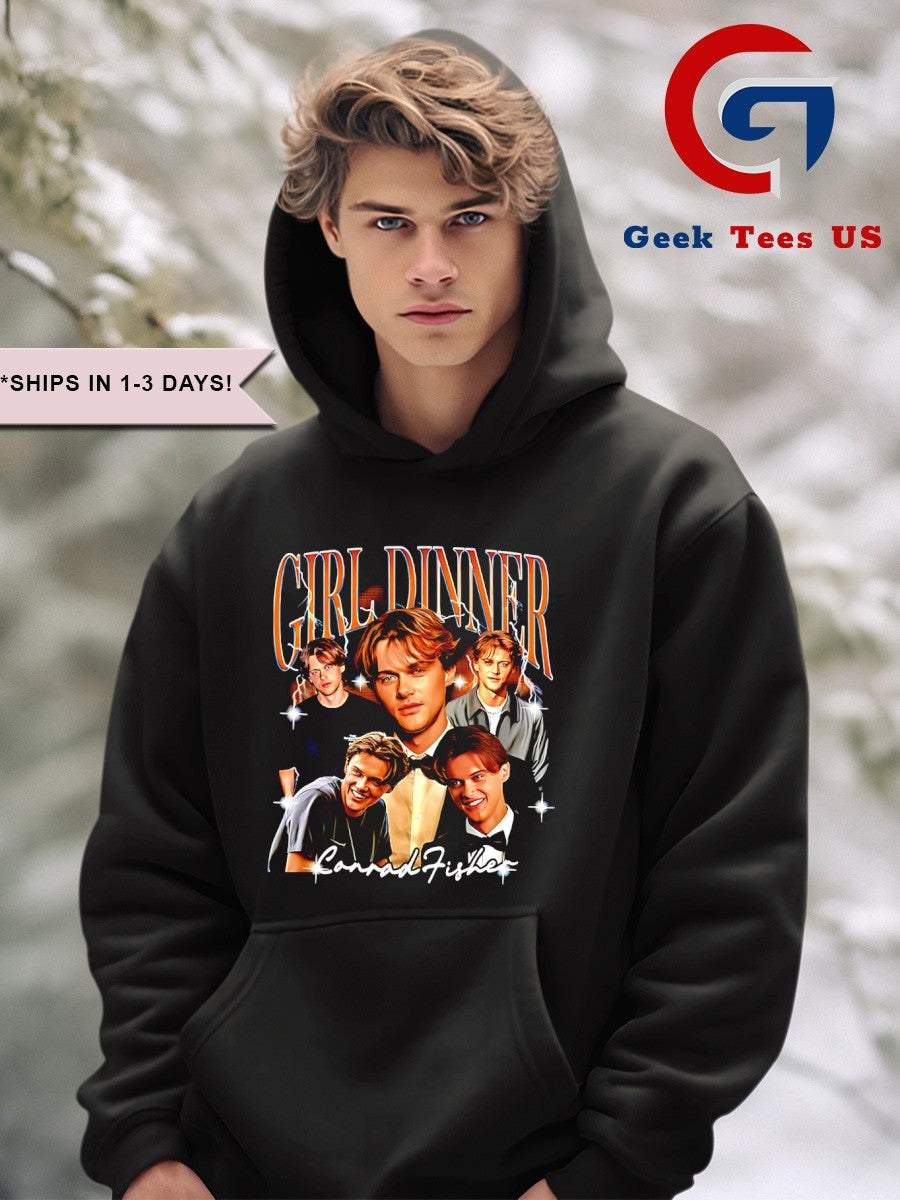 Conrad Fisher Girl’s Dinner graphic shirt