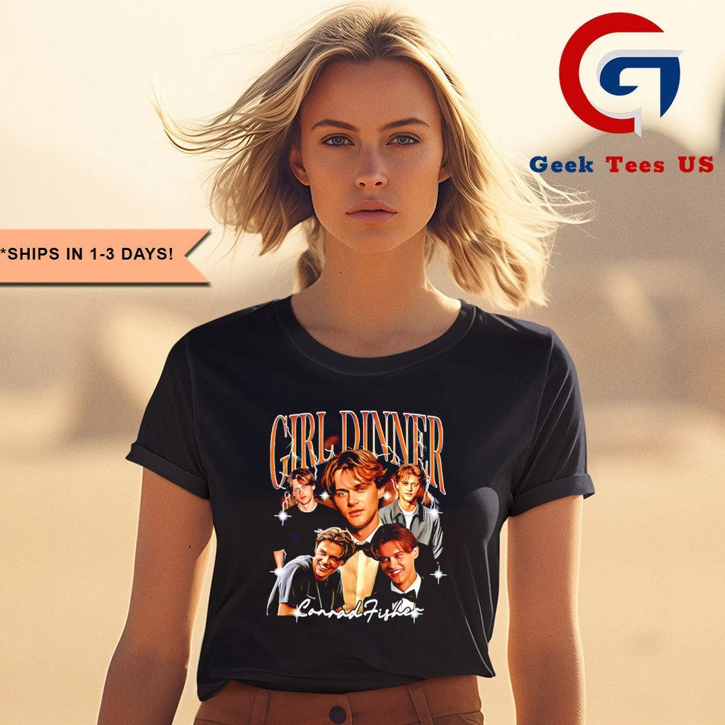 Conrad Fisher Girl’s Dinner graphic shirt