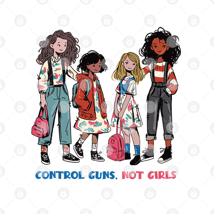 Control Guns Not Girls Harris Walz T Shirt