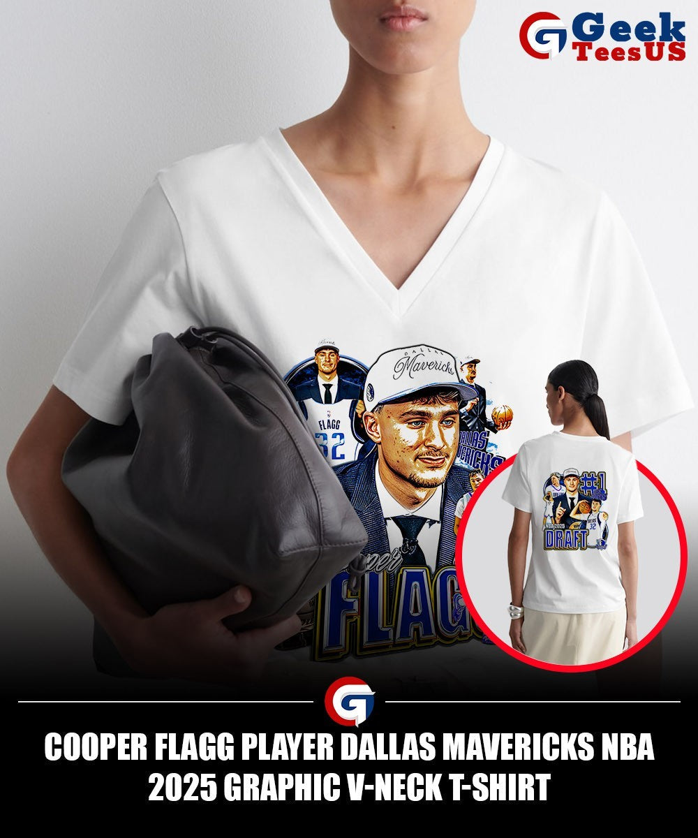 Cooper Flagg player Dallas Mavericks NBA 2025 graphic shirt