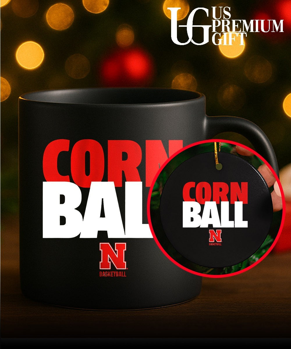 Corn Ball Nebraska Cornhuskers basketball logo shirt