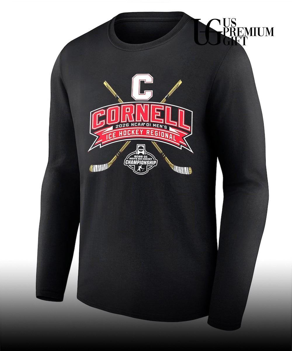 Cornell Big Red 2026 NCAA Division I Men’s Ice Hockey Regional shirt