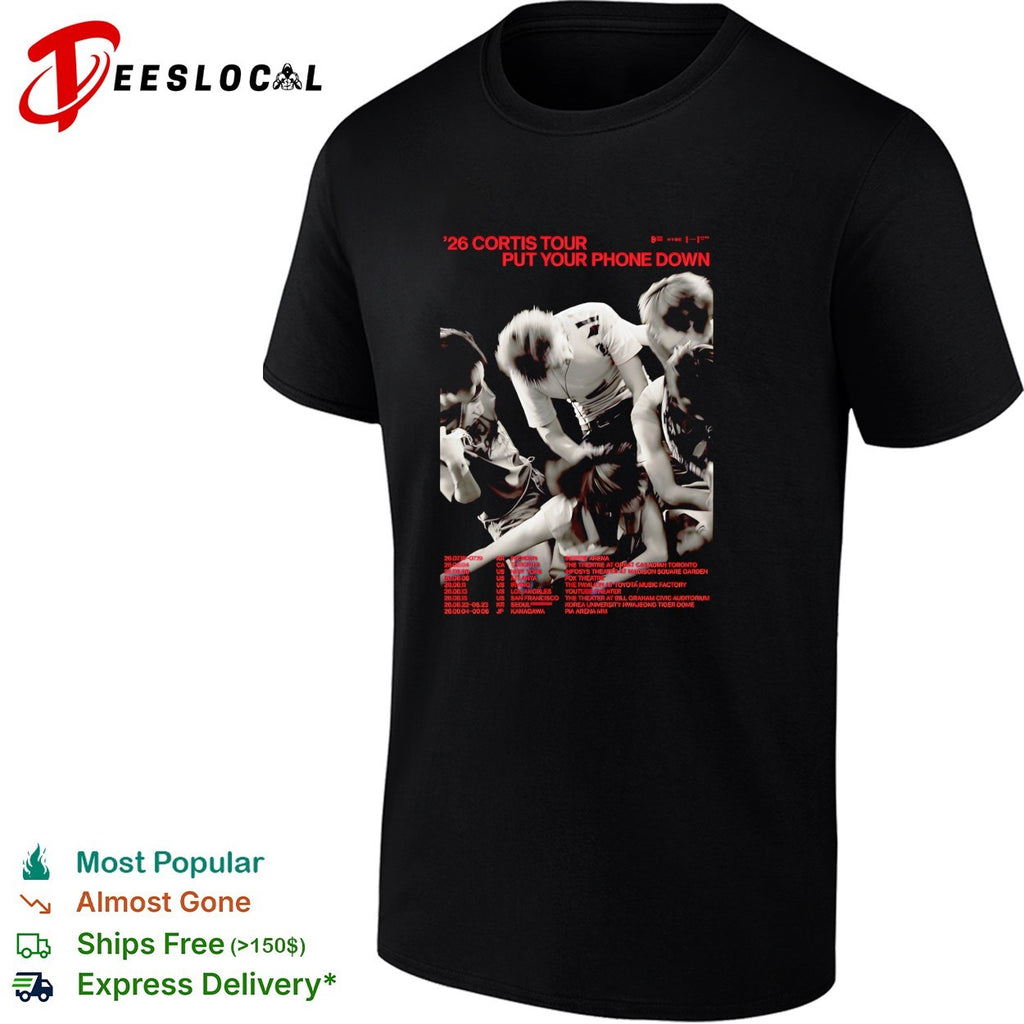 Cortis 26 tour put your phone down shirt