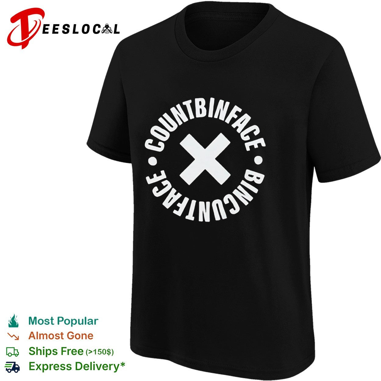 Count Binface X Logo UK Politics Satire shirt