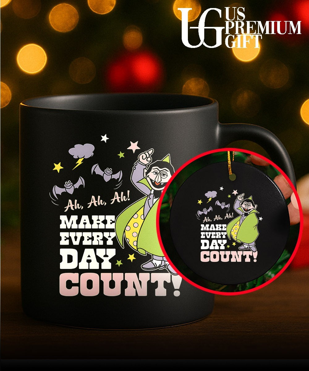 Count von Count make every day count muppet shirt