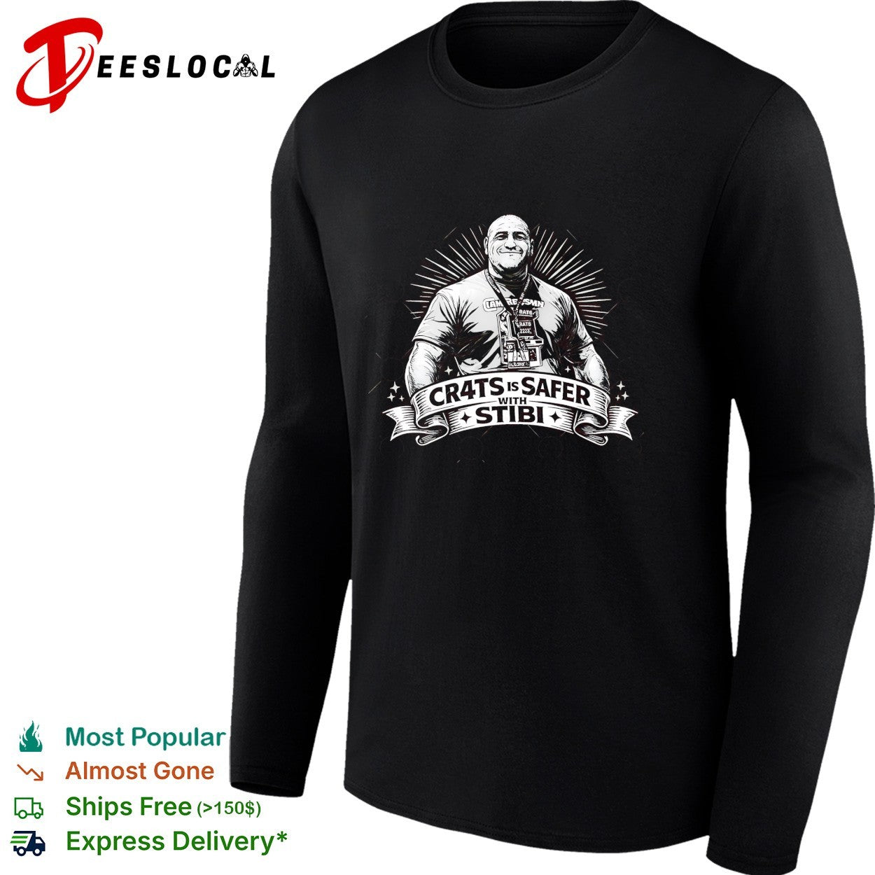 Cr4ts is safer with Stibi shirt