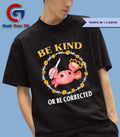 Crab knife be kind or be corrected shirt