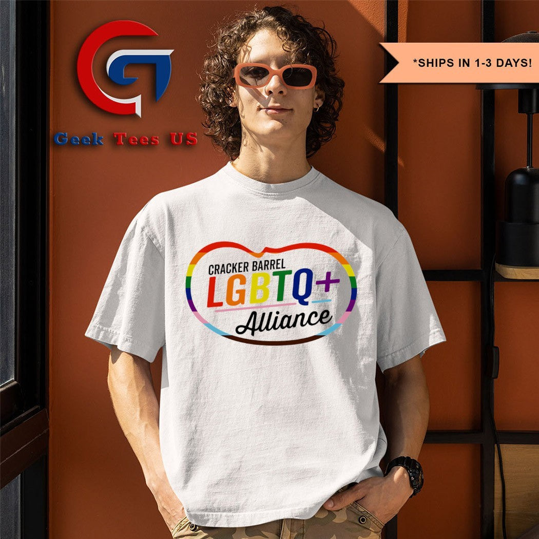 Cracker Barrel LGBTQ Alliance logo shirt