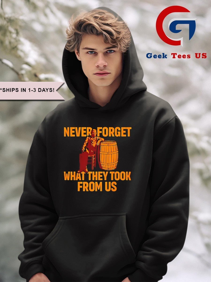 Cracker Barrel never forget what they took from us shirt