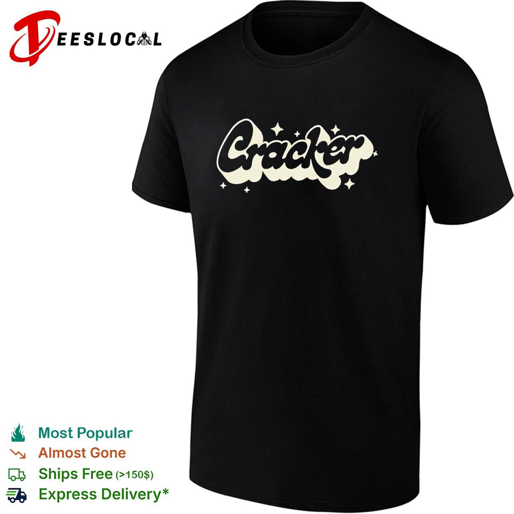 Cracker Retro stars script shirt