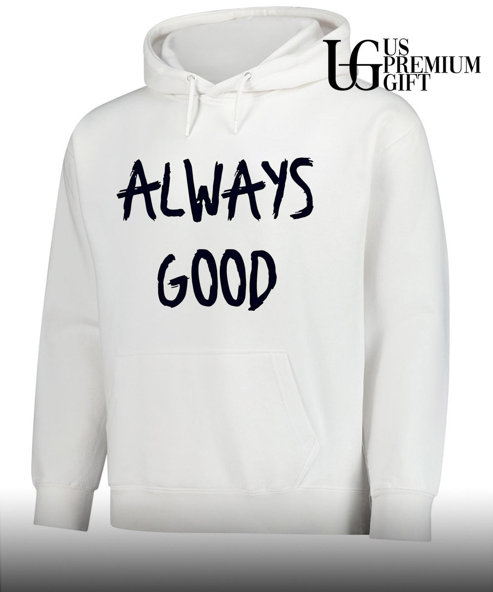 Craig Carton wearing Always Good shirt