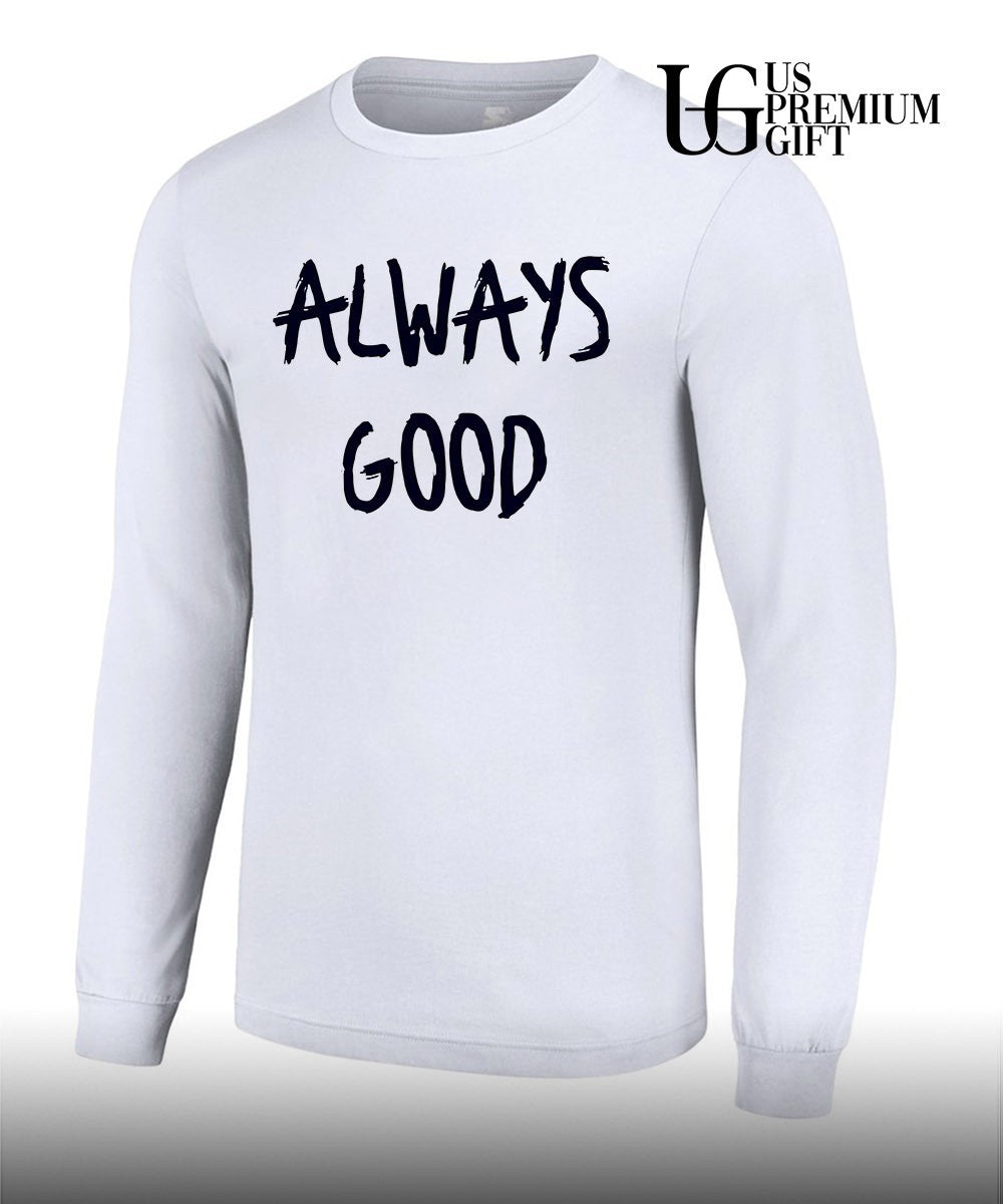 Craig Carton wearing Always Good shirt