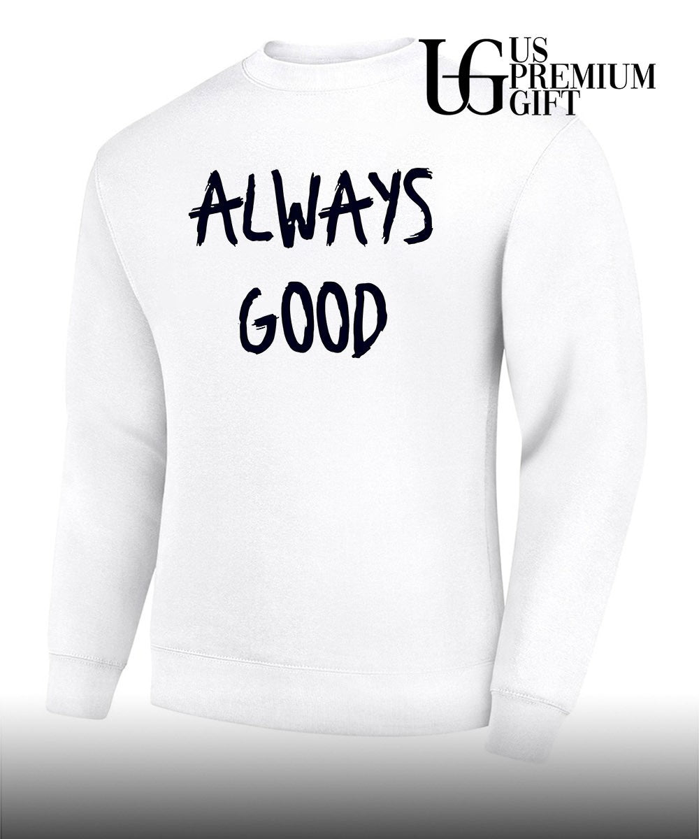 Craig Carton wearing Always Good shirt
