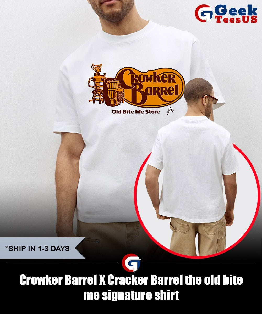 Crowker Barrel X Cracker Barrel the old bite me signature shirt