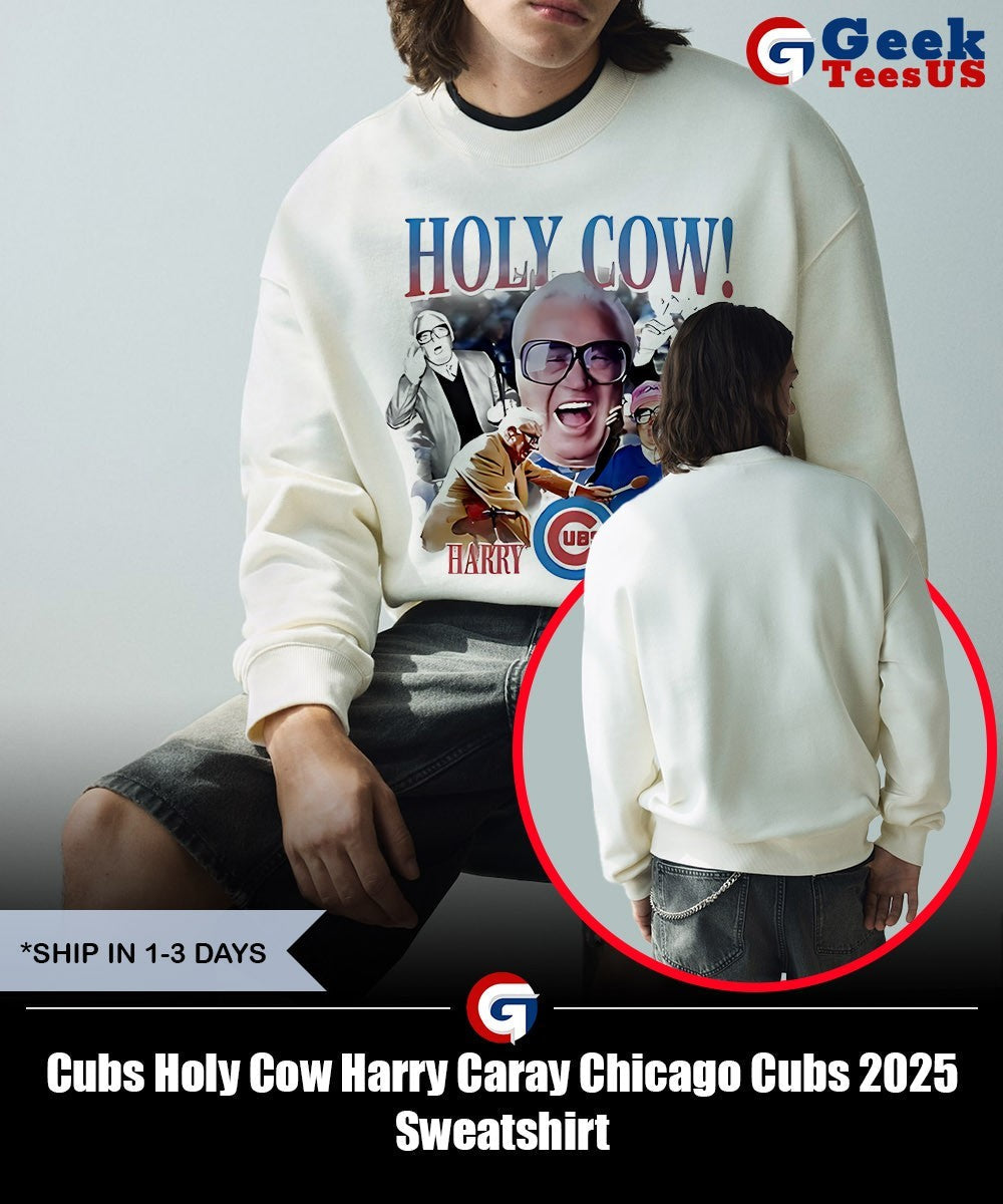 Cubs Holy Cow Harry Caray Chicago Cubs 2025 shirt