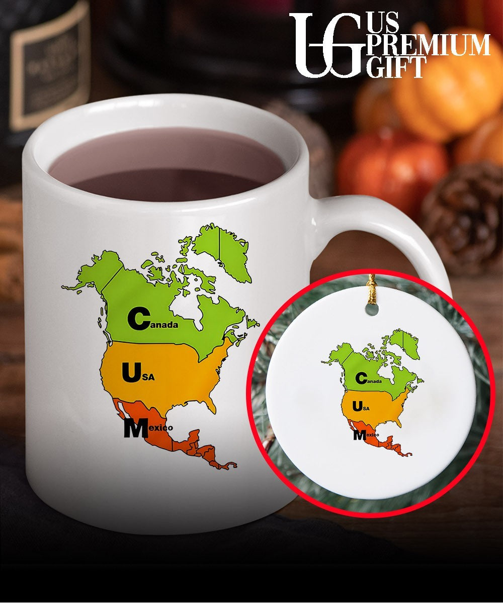 Cum Map Canada USA and Mexico shirt