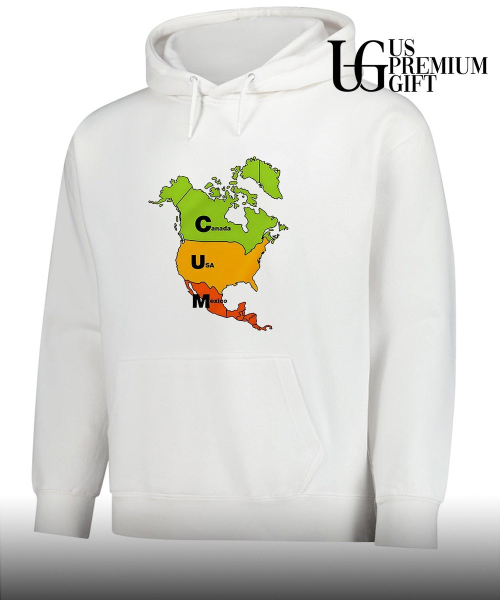 Cum Map Canada USA and Mexico shirt