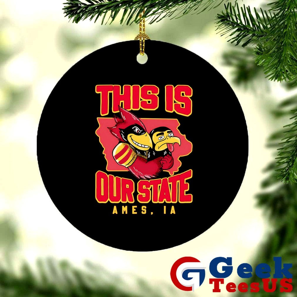 Cy the Cardinal this is our State Iowa State Cyclones football shirt