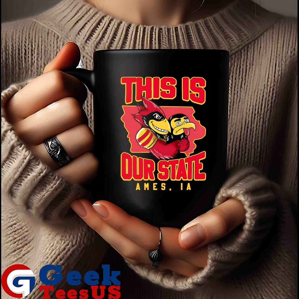 Cy the Cardinal this is our State Iowa State Cyclones football shirt