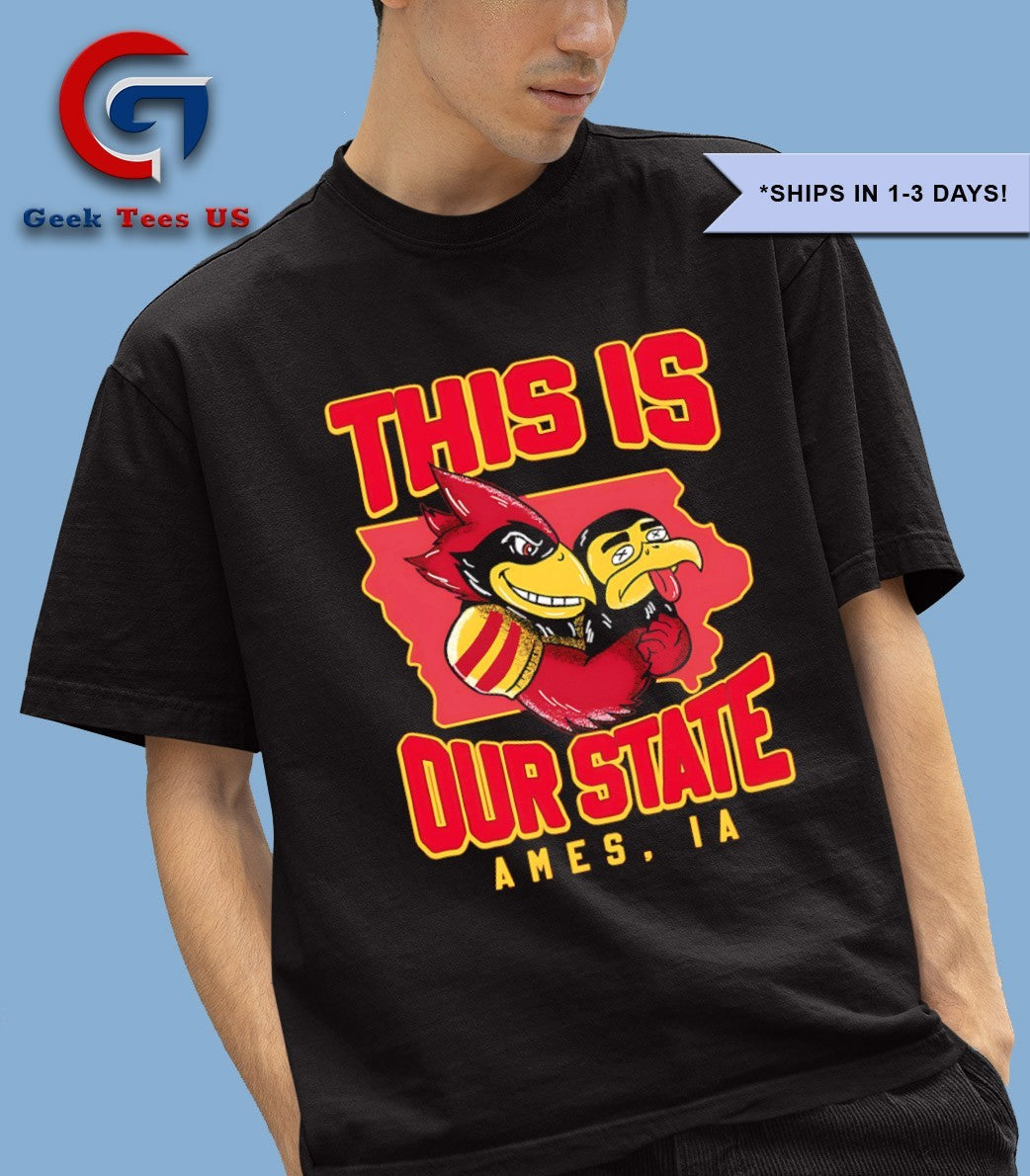Cy the Cardinal this is our State Iowa State Cyclones football shirt