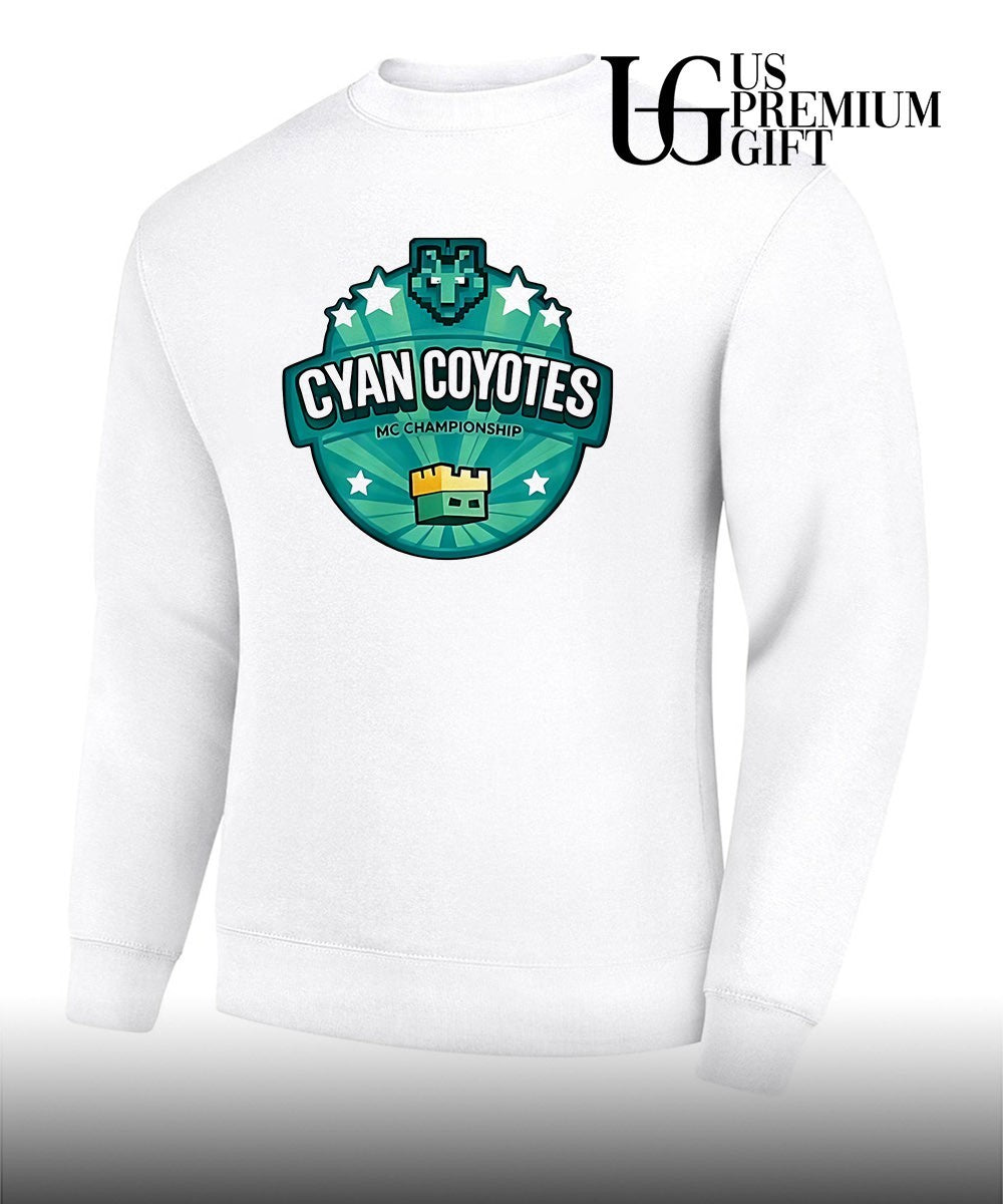 Cyan Coyotes MC Championship logo shirt