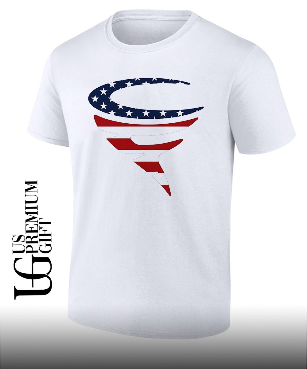 Cyclones circle flag logo shirt