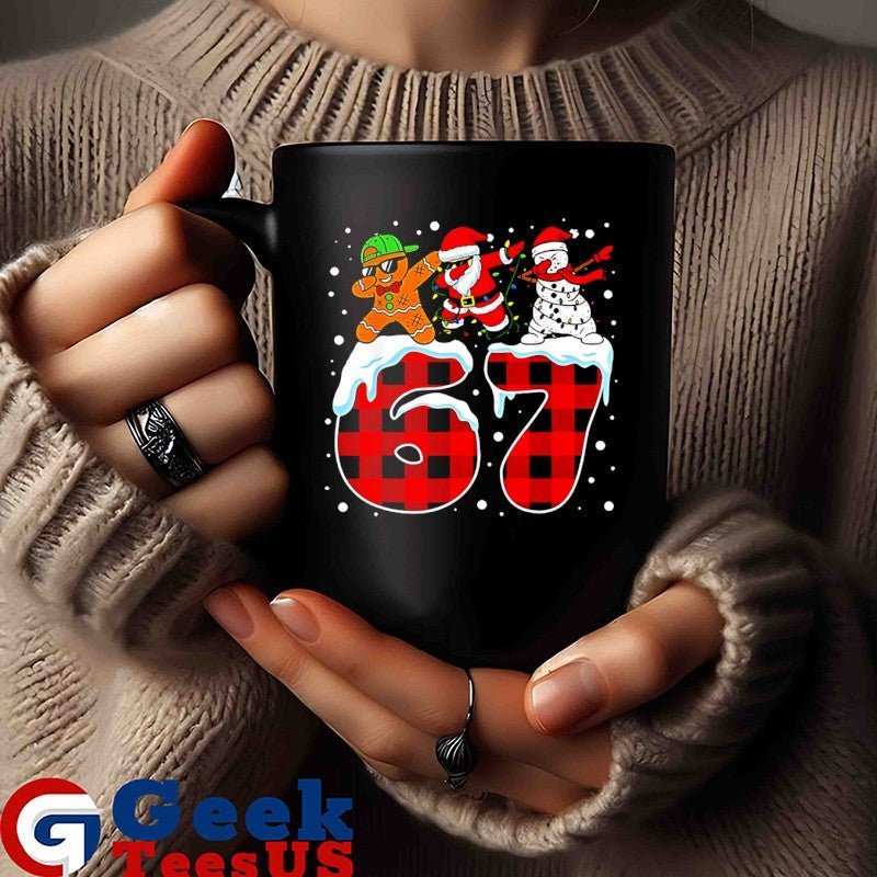 Dabbing Santa 67 Six Seven Christmas shirt